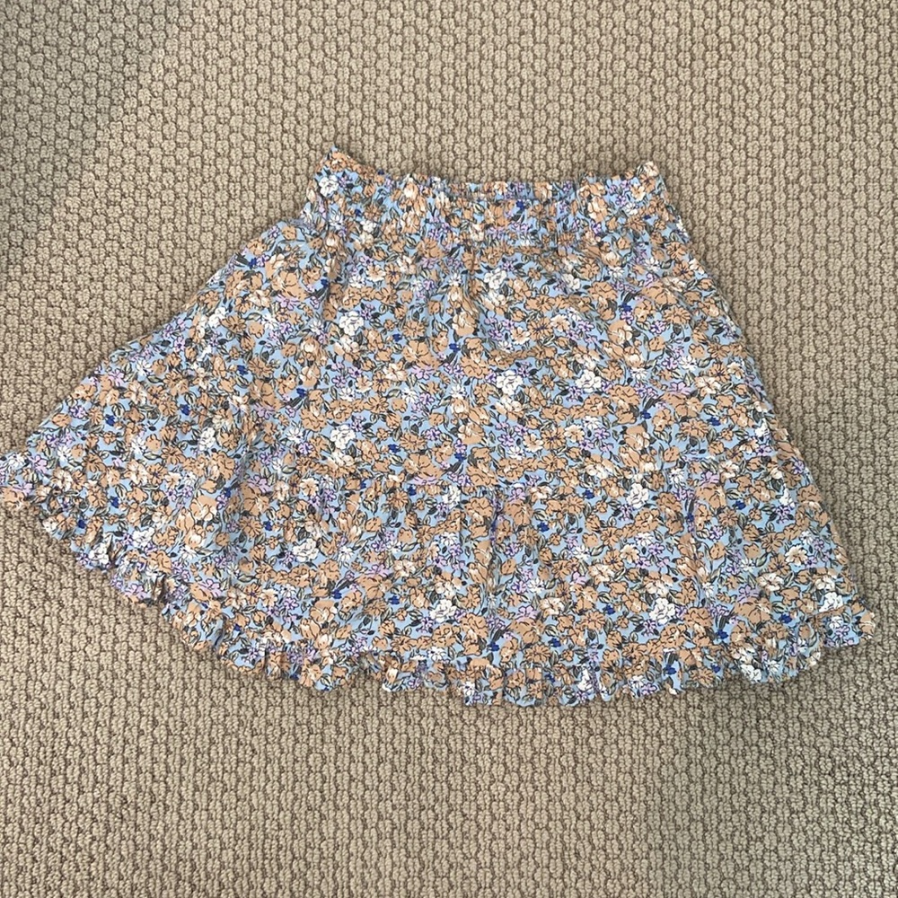 Vero Moda Floral Print Skater Skirt, size S - Picture 3 of 6